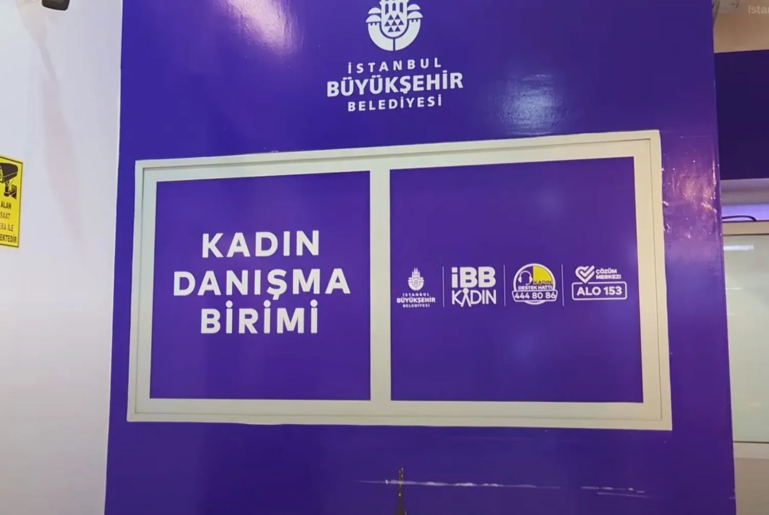 Büyük İstanbul Otogarı İBB Kadın Danışma Birimi