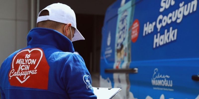 İBB Halk Süt Projesi
