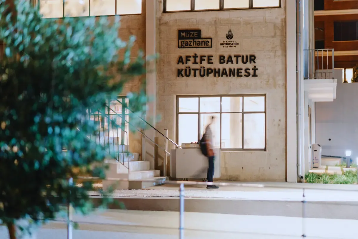 Müze Gazhane Afife Batur Kütüphanesi