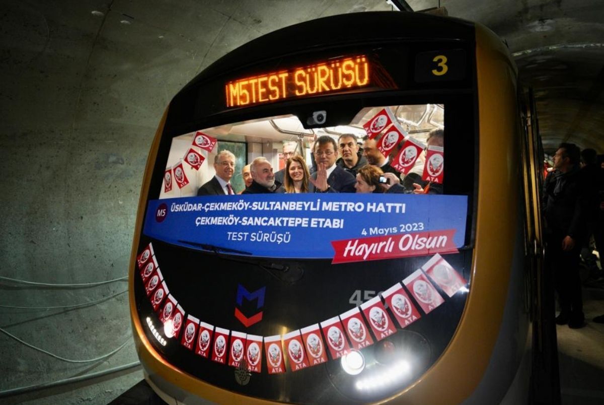 Çekmeköy-Sancaktepe-Sultanbeyli Metro Hattı Test Sürüşlerine Başladık