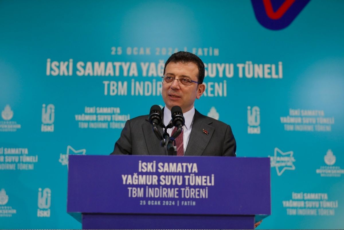 İSKİ Samatya Yağmur Suyu Tüneli Çalışmaları Devam Ediyor