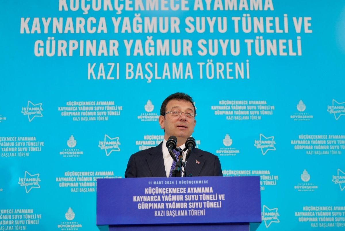 Ayamama-Kaynarca Yağmur Suyu Tüneli ve Gürpınar Yağmur Suyu Tüneli Yapımına Başladık