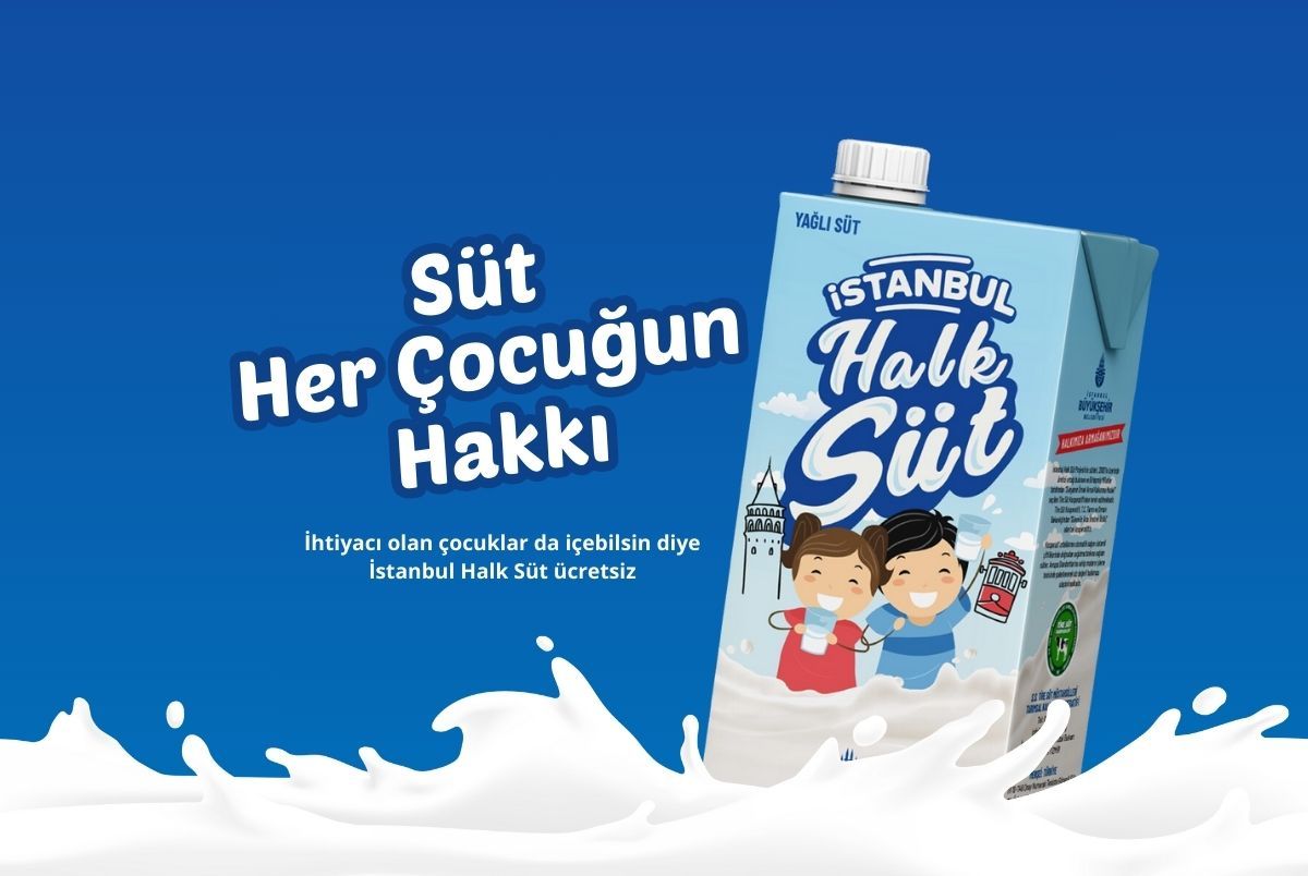 Milyonlarca Litre İBB Halk Süt’ü Ücretsiz Dağıttık