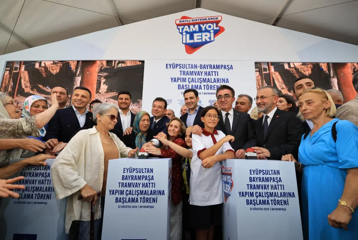 Bayrampaşa Eyüpsultan Tramvay Hattı’nın Yapımına Başladık