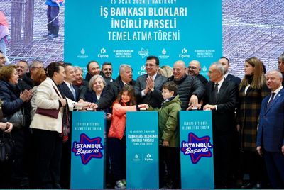 Bakırköy İş Bankası Blokları'nın İncirli Parselinin Temelini Attık