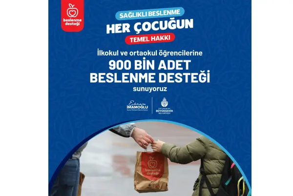 Öğrencilere 900 Bin Adet Beslenme Desteği Sağlayacağız
