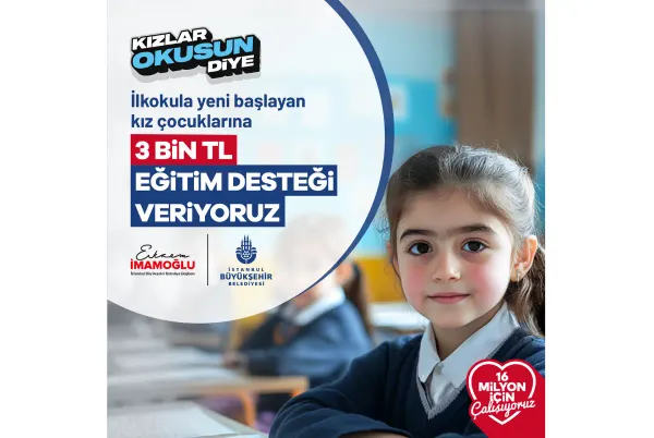 Kızlar Okusun Diye Eğitim Desteği Başladı