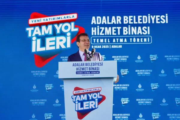 Adalar Belediyesi Hizmet Binası'nın Temelini Attık
