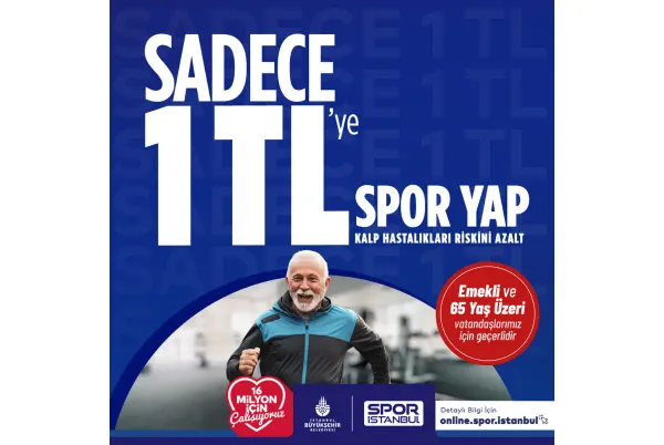 Emekliler 1 TL'ye Spor Yapabilecek